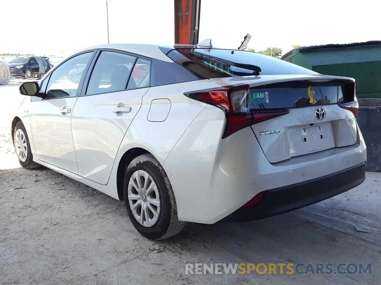 3 Photograph of a damaged car JTDKARFU5K3094186 TOYOTA PRIUS 2019