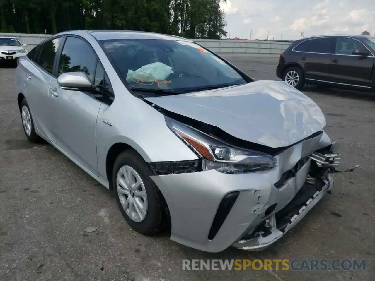 1 Фотография поврежденного автомобиля JTDKARFU5K3095287 TOYOTA PRIUS 2019