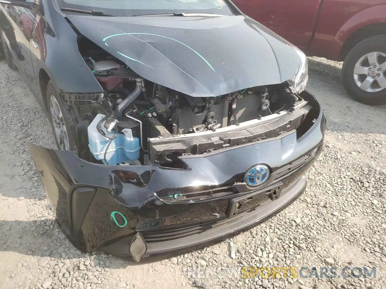 9 Photograph of a damaged car JTDKARFU5K3095306 TOYOTA PRIUS 2019