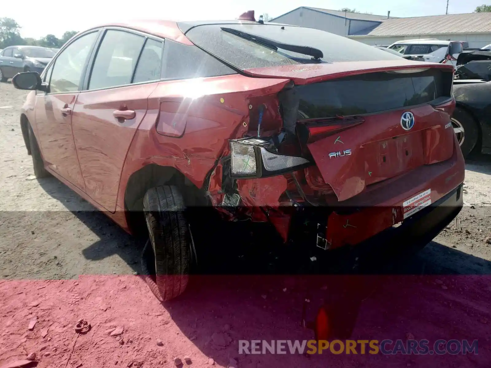 3 Photograph of a damaged car JTDKARFU5K3095919 TOYOTA PRIUS 2019