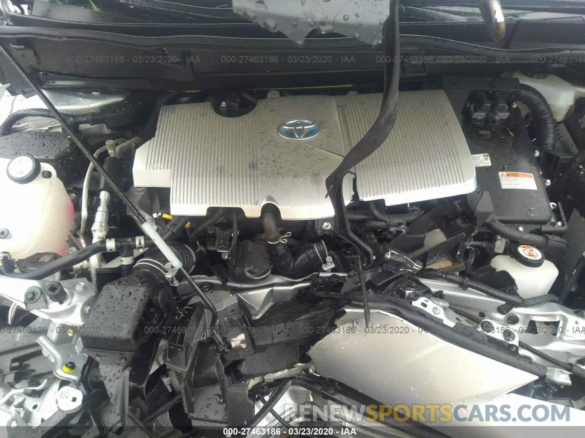 10 Photograph of a damaged car JTDKARFU5K3096701 TOYOTA PRIUS 2019