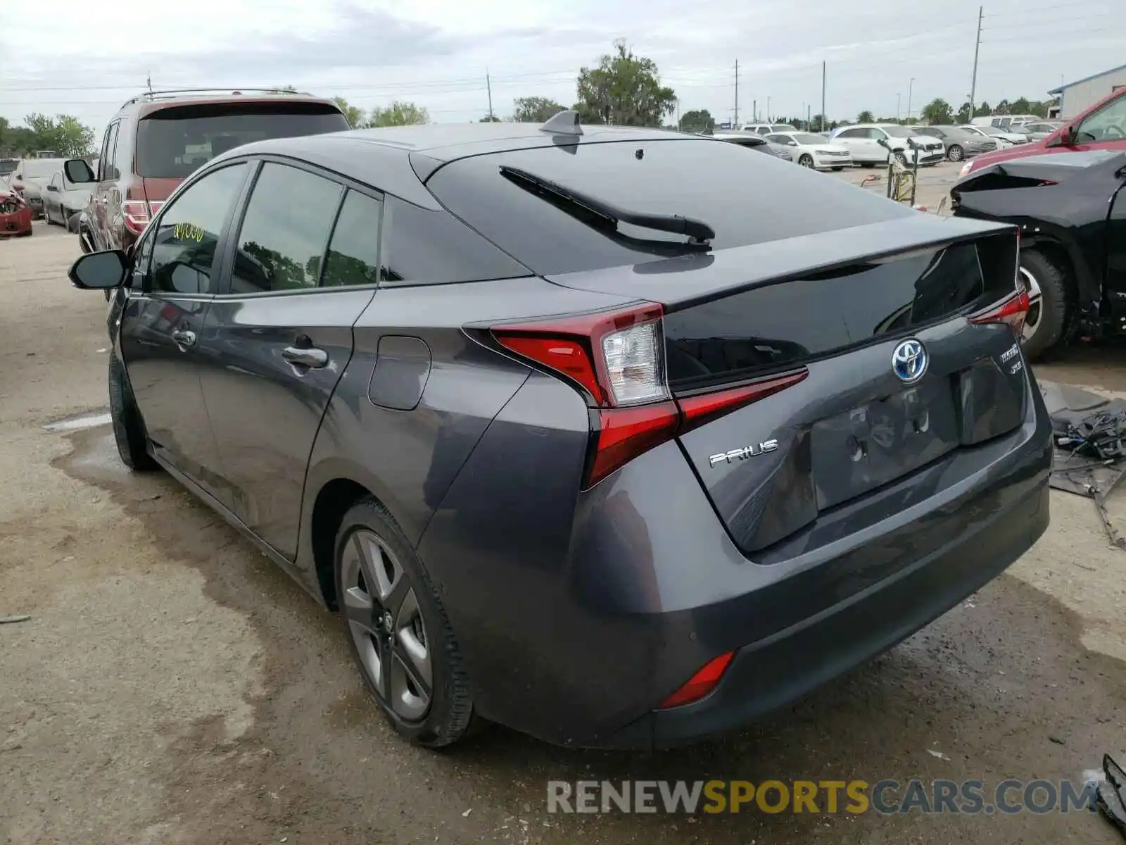 3 Photograph of a damaged car JTDKARFU5K3096939 TOYOTA PRIUS 2019