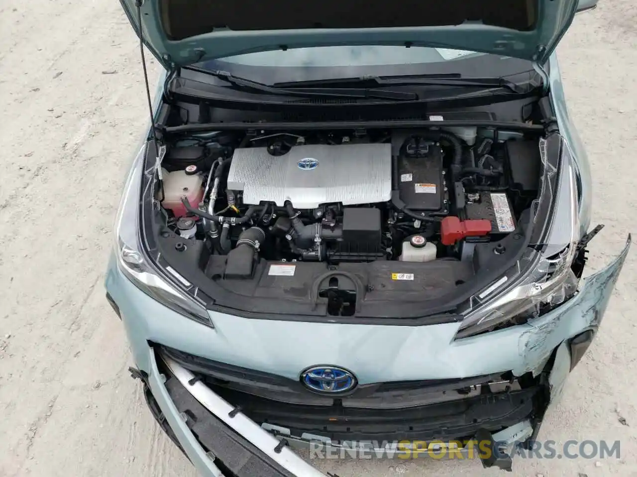 7 Фотография поврежденного автомобиля JTDKARFU5K3096973 TOYOTA PRIUS 2019