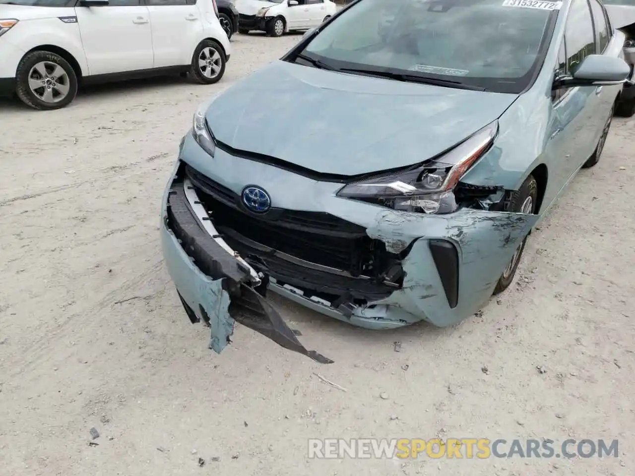 9 Фотография поврежденного автомобиля JTDKARFU5K3096973 TOYOTA PRIUS 2019