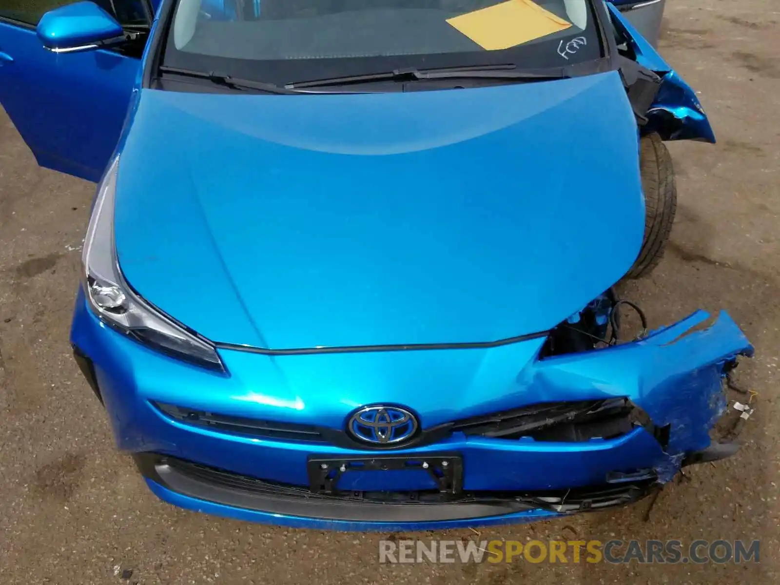 7 Photograph of a damaged car JTDKARFU5K3096990 TOYOTA PRIUS 2019