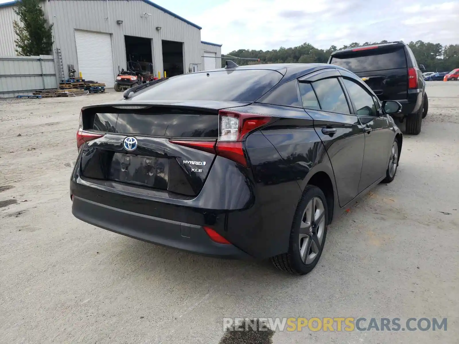 4 Photograph of a damaged car JTDKARFU5K3097525 TOYOTA PRIUS 2019