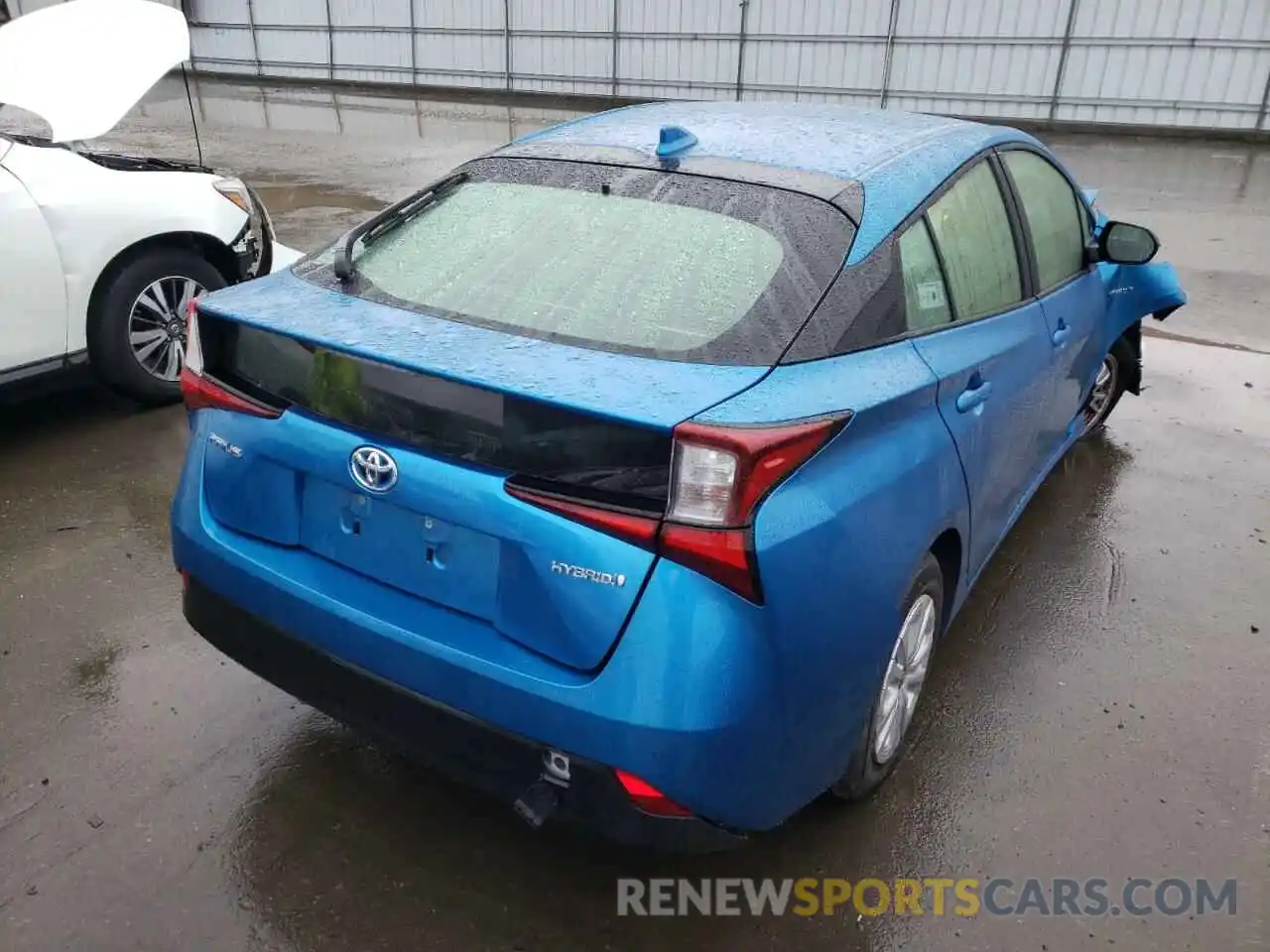 4 Photograph of a damaged car JTDKARFU5K3099467 TOYOTA PRIUS 2019