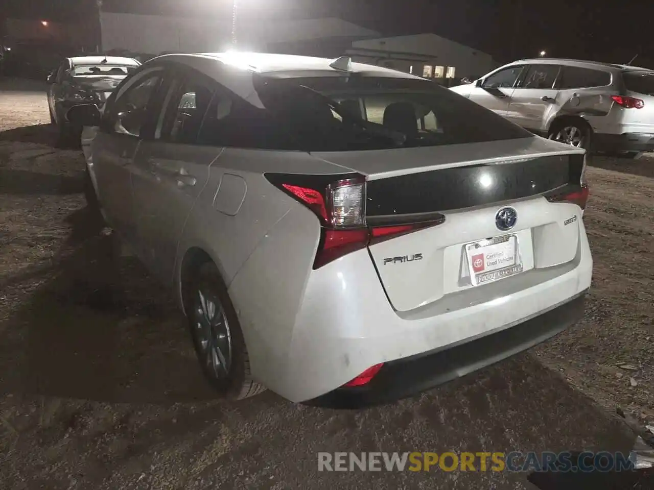 3 Photograph of a damaged car JTDKARFU5K3100018 TOYOTA PRIUS 2019