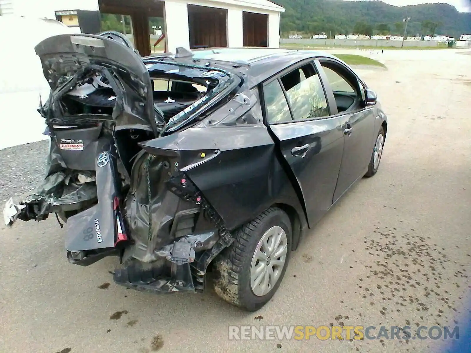 4 Photograph of a damaged car JTDKARFU5K3100634 TOYOTA PRIUS 2019