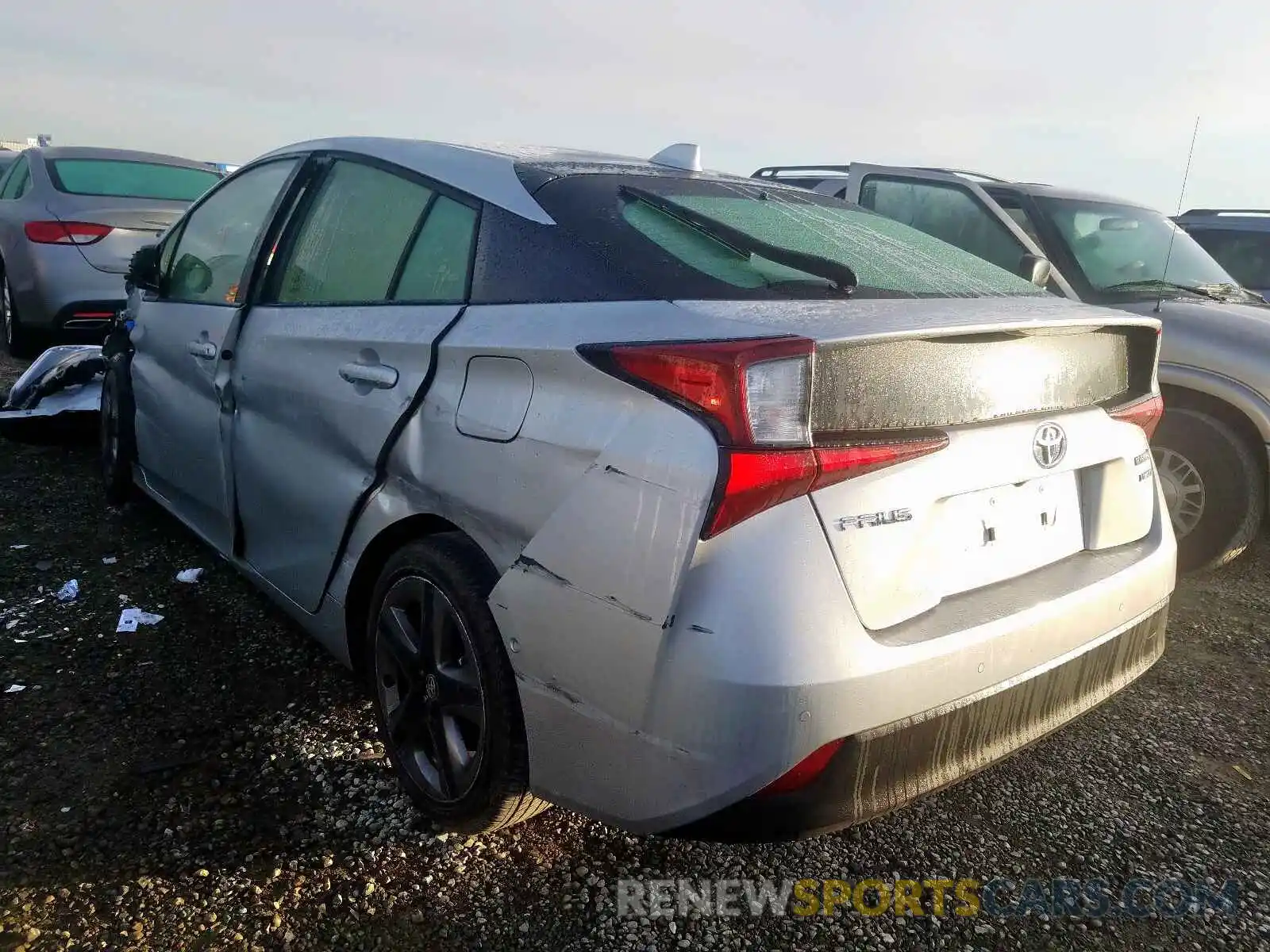 3 Photograph of a damaged car JTDKARFU5K3101895 TOYOTA PRIUS 2019