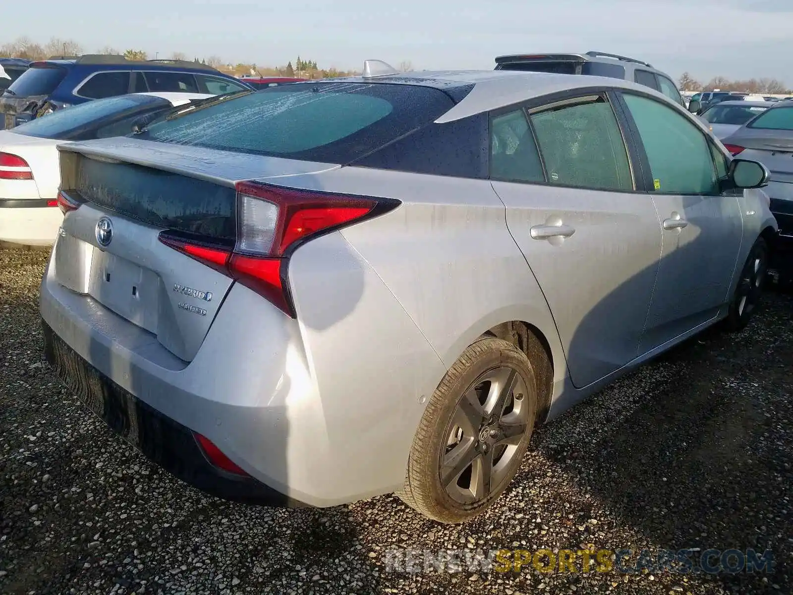 4 Photograph of a damaged car JTDKARFU5K3101895 TOYOTA PRIUS 2019