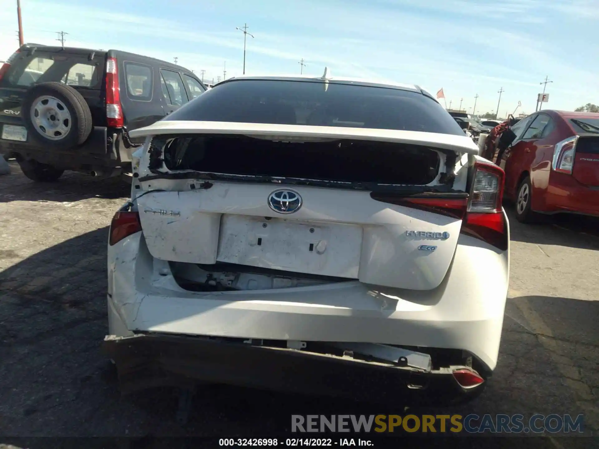 6 Photograph of a damaged car JTDKARFU5K3102478 TOYOTA PRIUS 2019