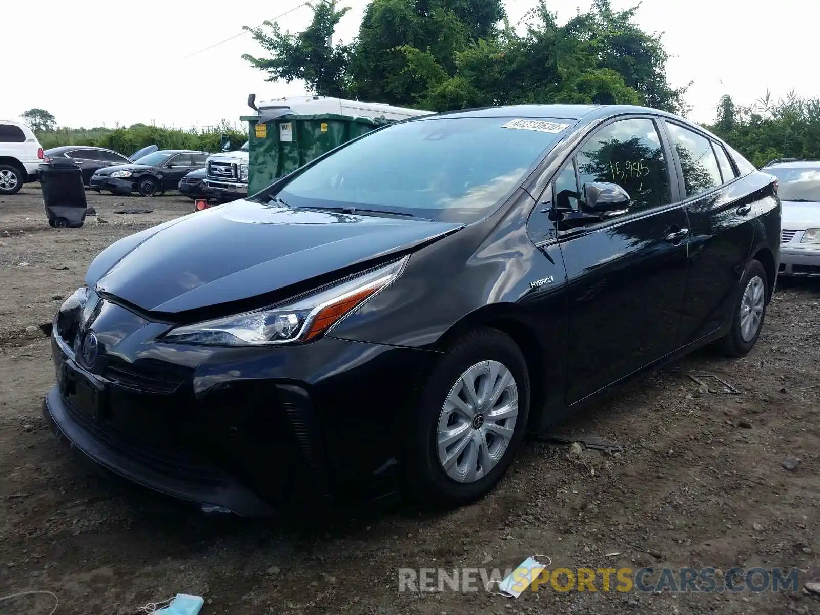 2 Photograph of a damaged car JTDKARFU6K3069460 TOYOTA PRIUS 2019