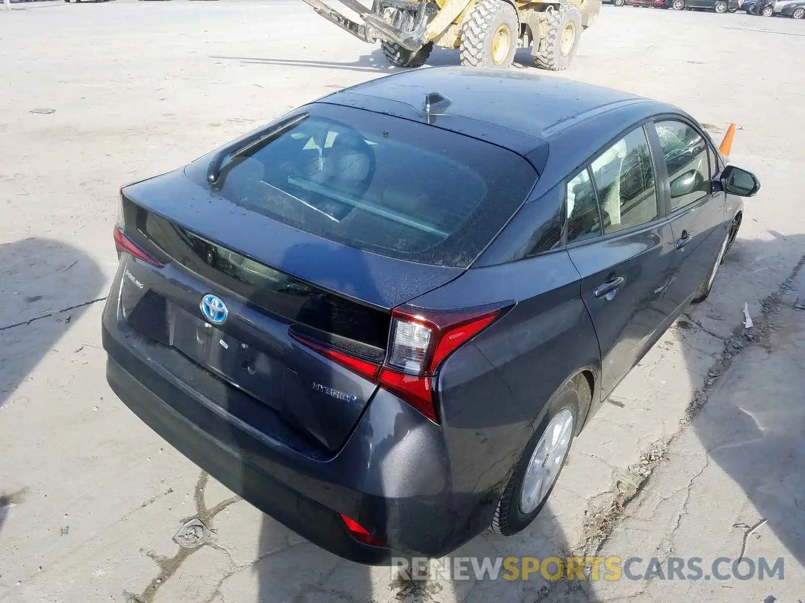 4 Photograph of a damaged car JTDKARFU6K3070138 TOYOTA PRIUS 2019