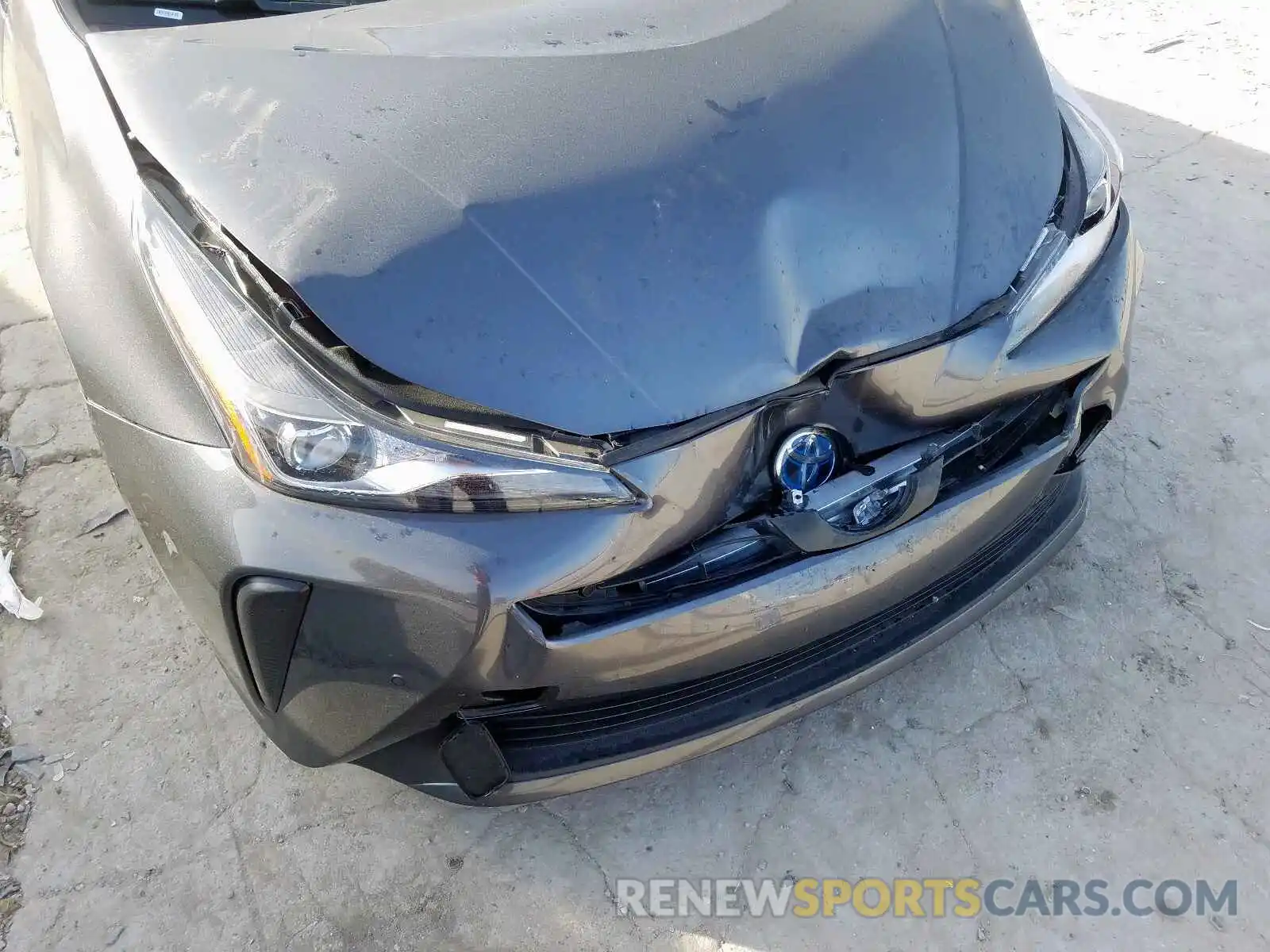 9 Photograph of a damaged car JTDKARFU6K3070138 TOYOTA PRIUS 2019