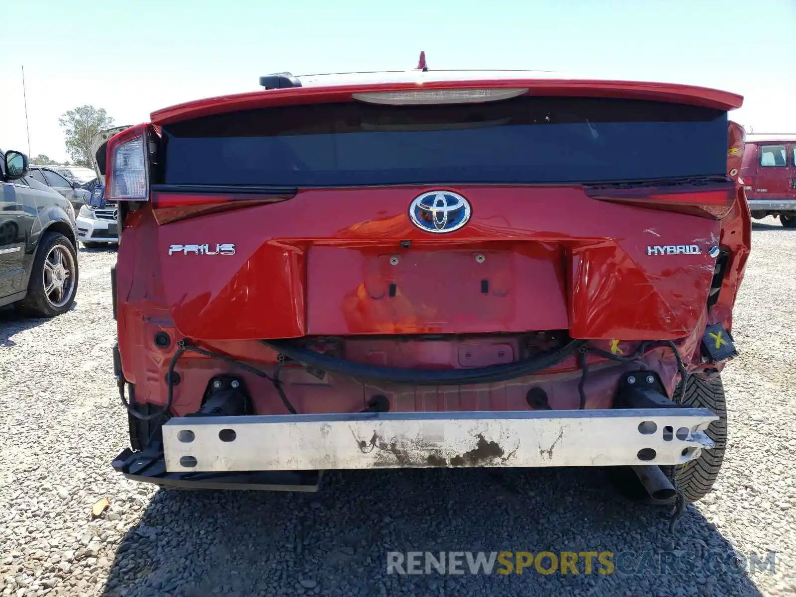 9 Photograph of a damaged car JTDKARFU6K3070401 TOYOTA PRIUS 2019