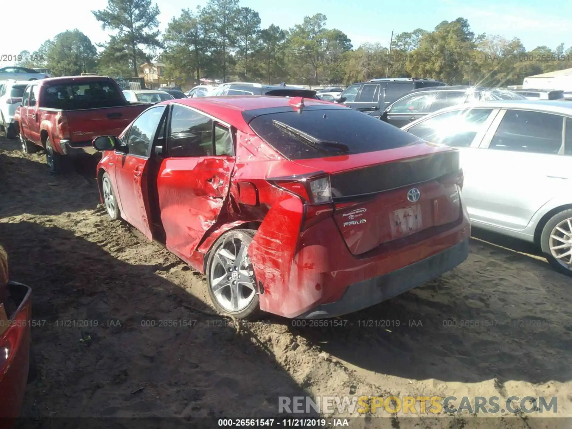 3 Photograph of a damaged car JTDKARFU6K3073928 TOYOTA PRIUS 2019