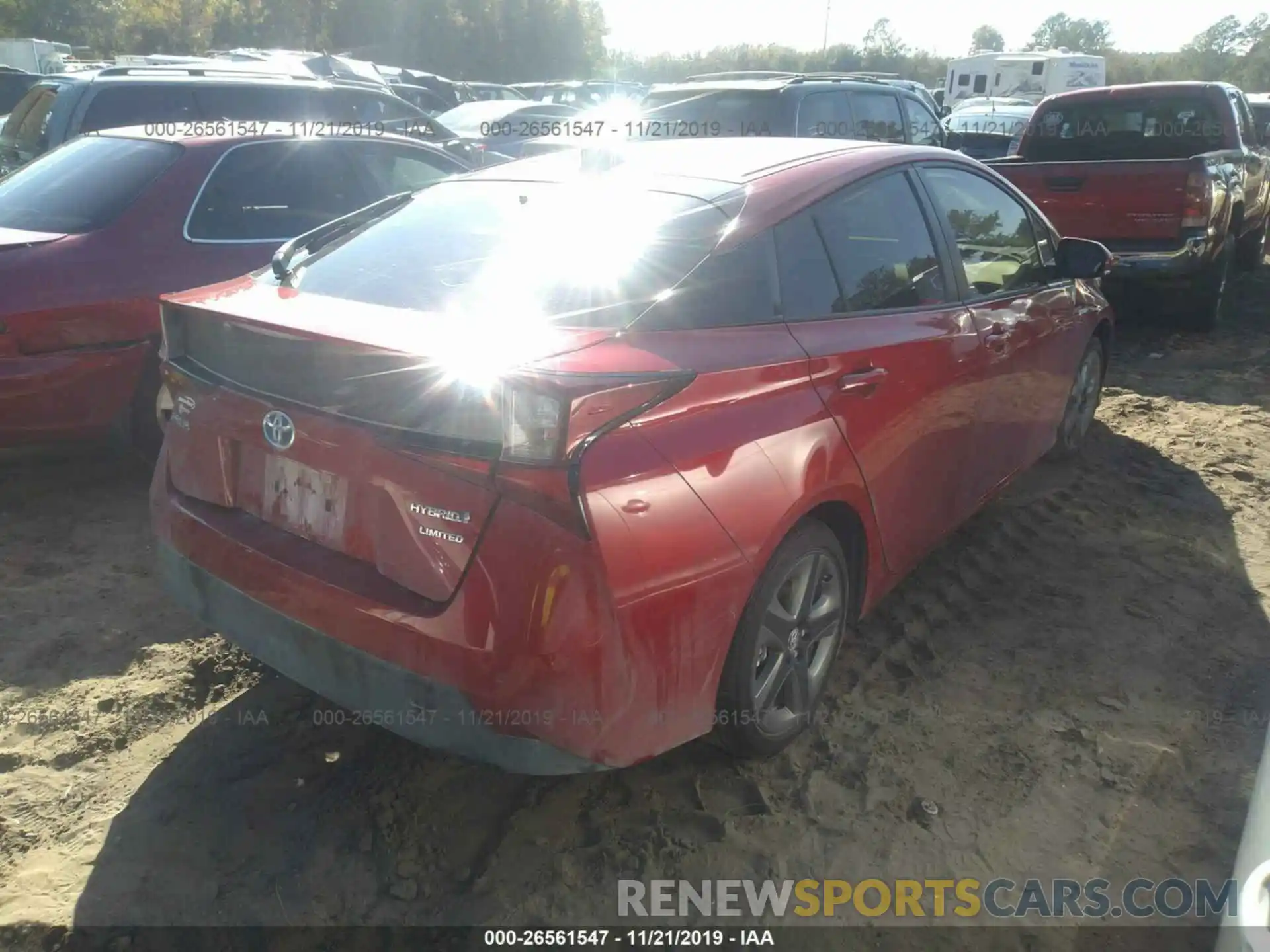 4 Photograph of a damaged car JTDKARFU6K3073928 TOYOTA PRIUS 2019