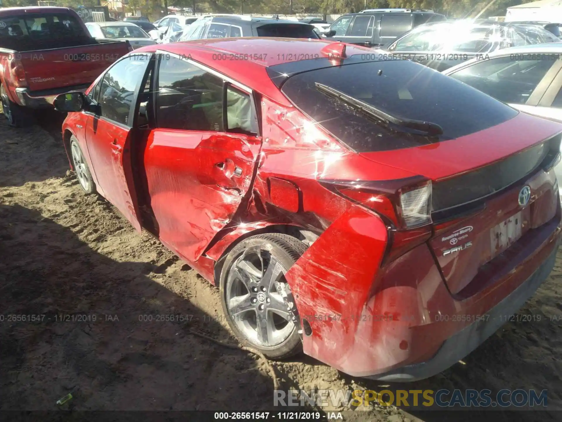 6 Photograph of a damaged car JTDKARFU6K3073928 TOYOTA PRIUS 2019