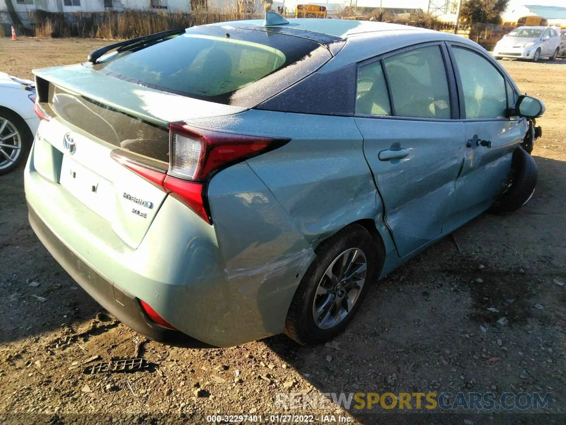 4 Photograph of a damaged car JTDKARFU6K3075159 TOYOTA PRIUS 2019