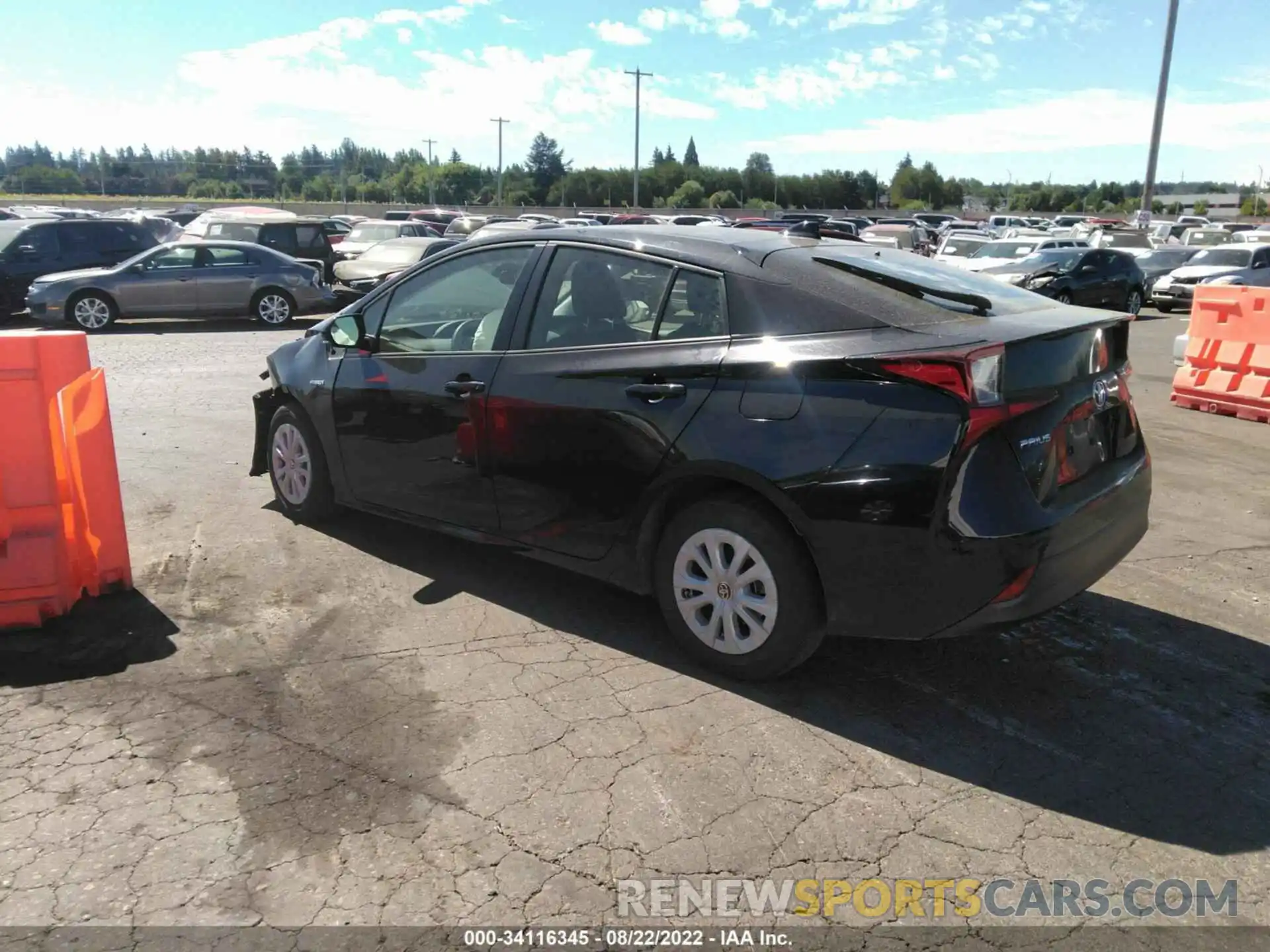 3 Photograph of a damaged car JTDKARFU6K3075288 TOYOTA PRIUS 2019