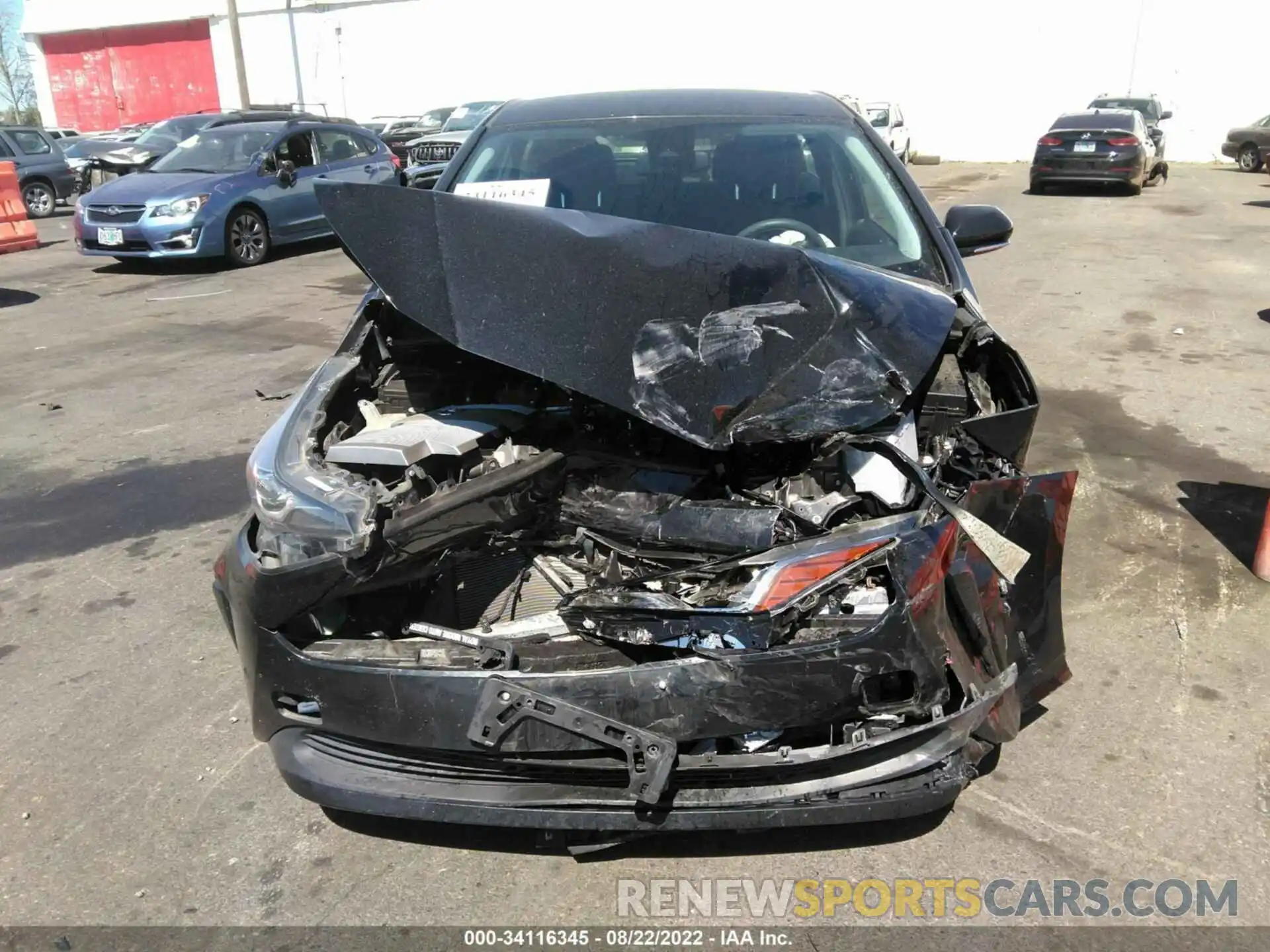 6 Photograph of a damaged car JTDKARFU6K3075288 TOYOTA PRIUS 2019