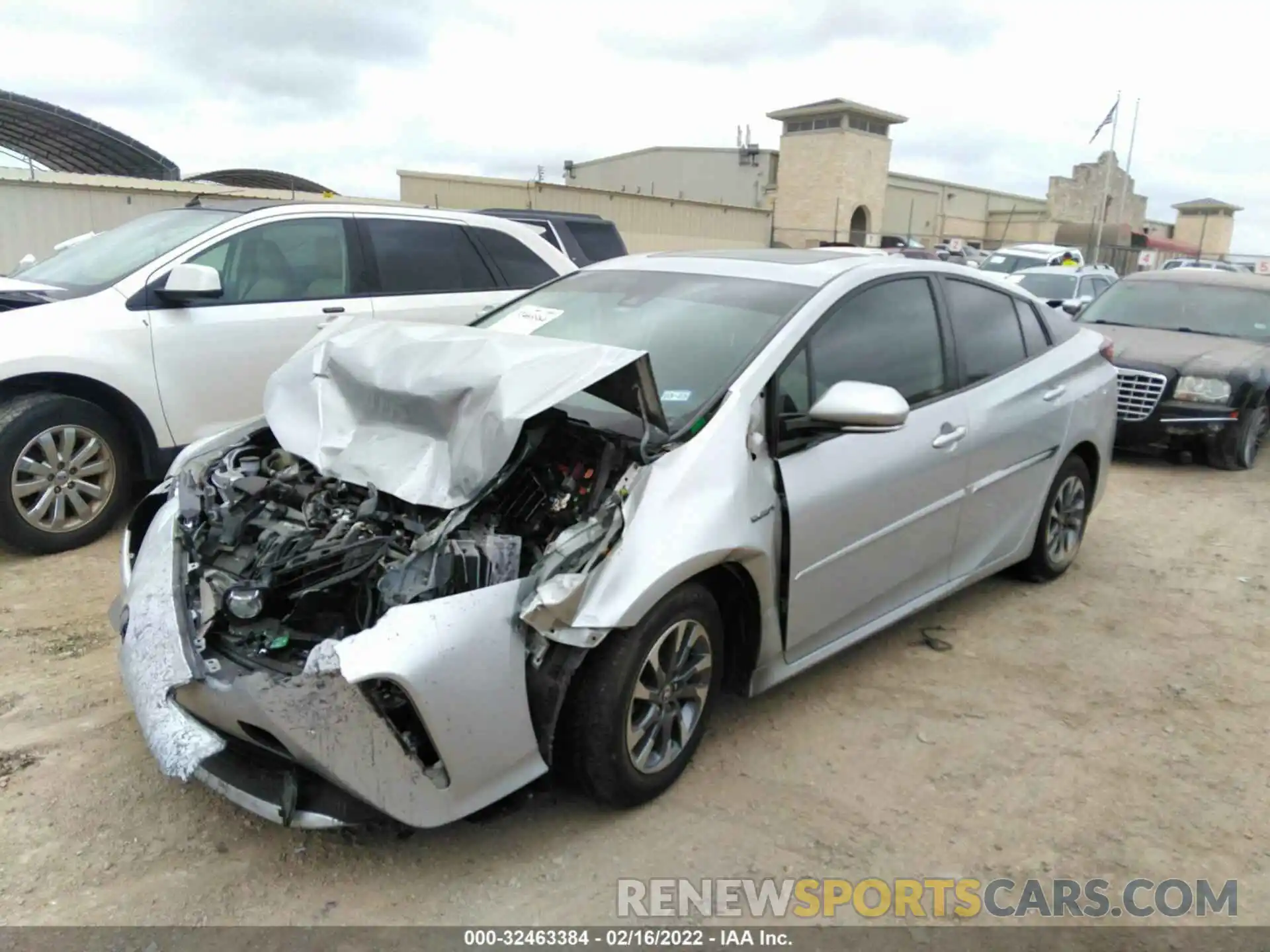 2 Photograph of a damaged car JTDKARFU6K3076246 TOYOTA PRIUS 2019