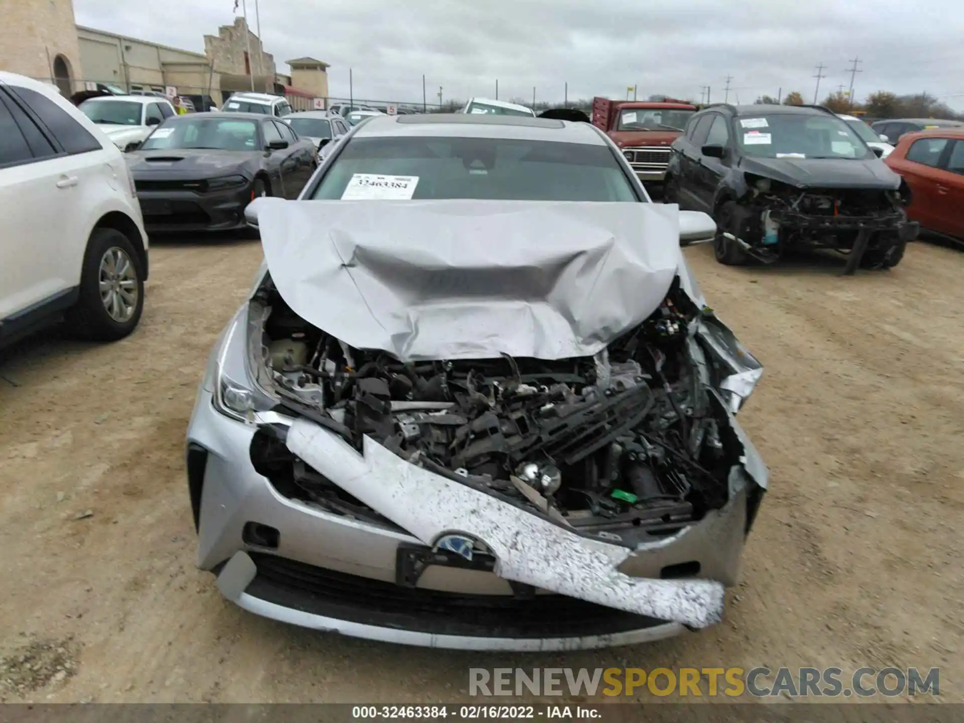 6 Photograph of a damaged car JTDKARFU6K3076246 TOYOTA PRIUS 2019