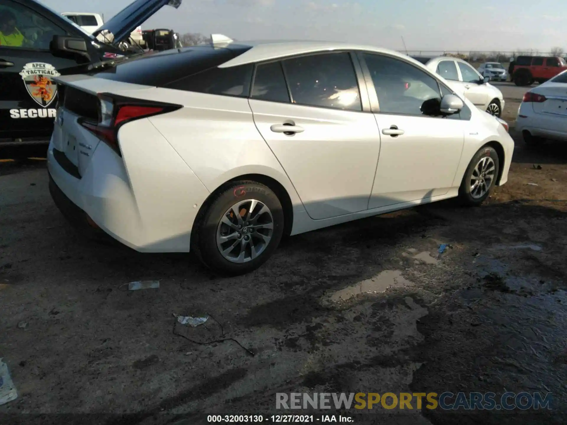 4 Photograph of a damaged car JTDKARFU6K3076361 TOYOTA PRIUS 2019