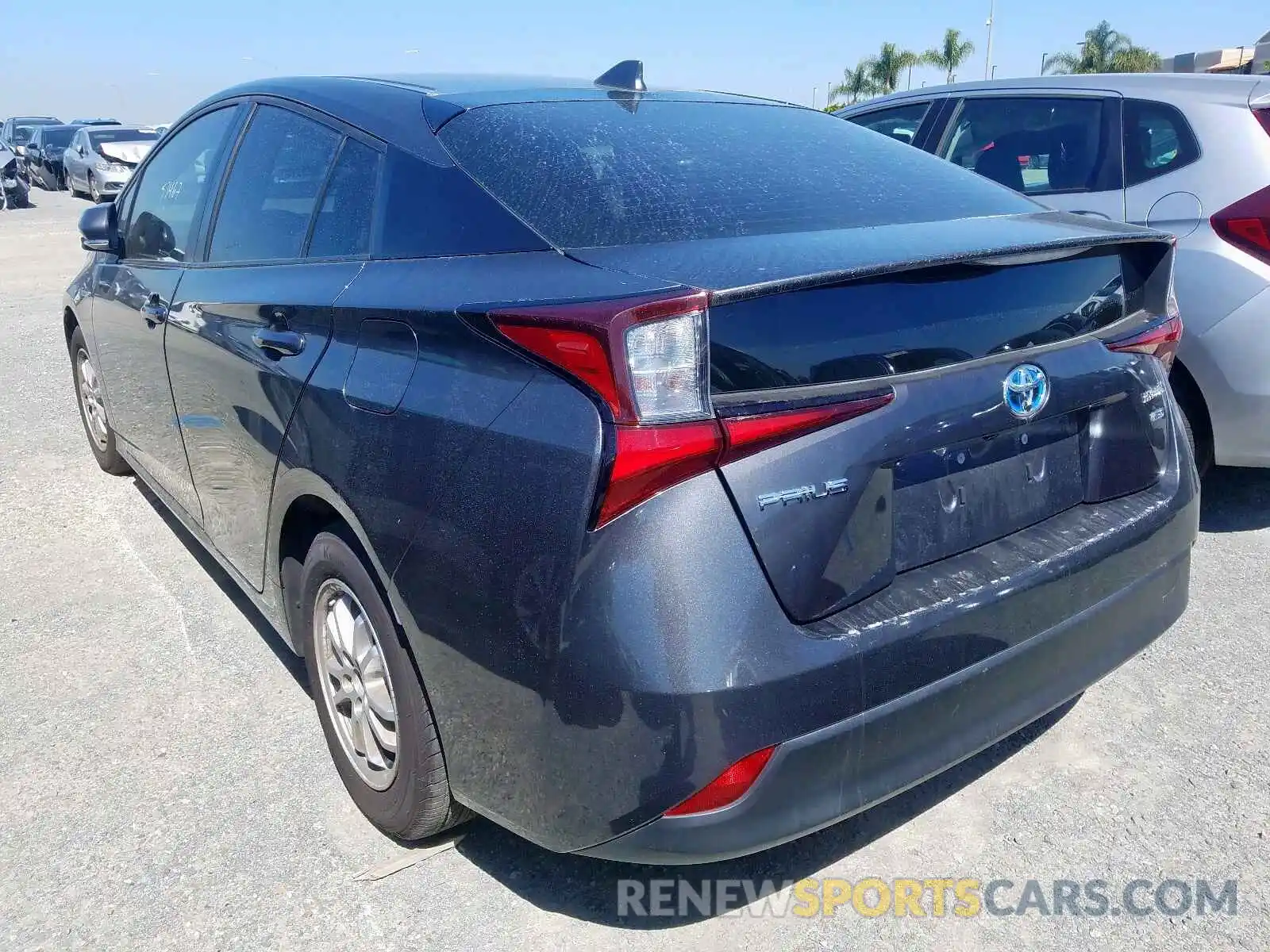 3 Photograph of a damaged car JTDKARFU6K3076537 TOYOTA PRIUS 2019