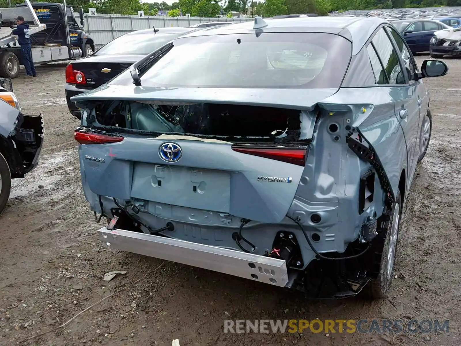 9 Photograph of a damaged car JTDKARFU6K3077803 TOYOTA PRIUS 2019