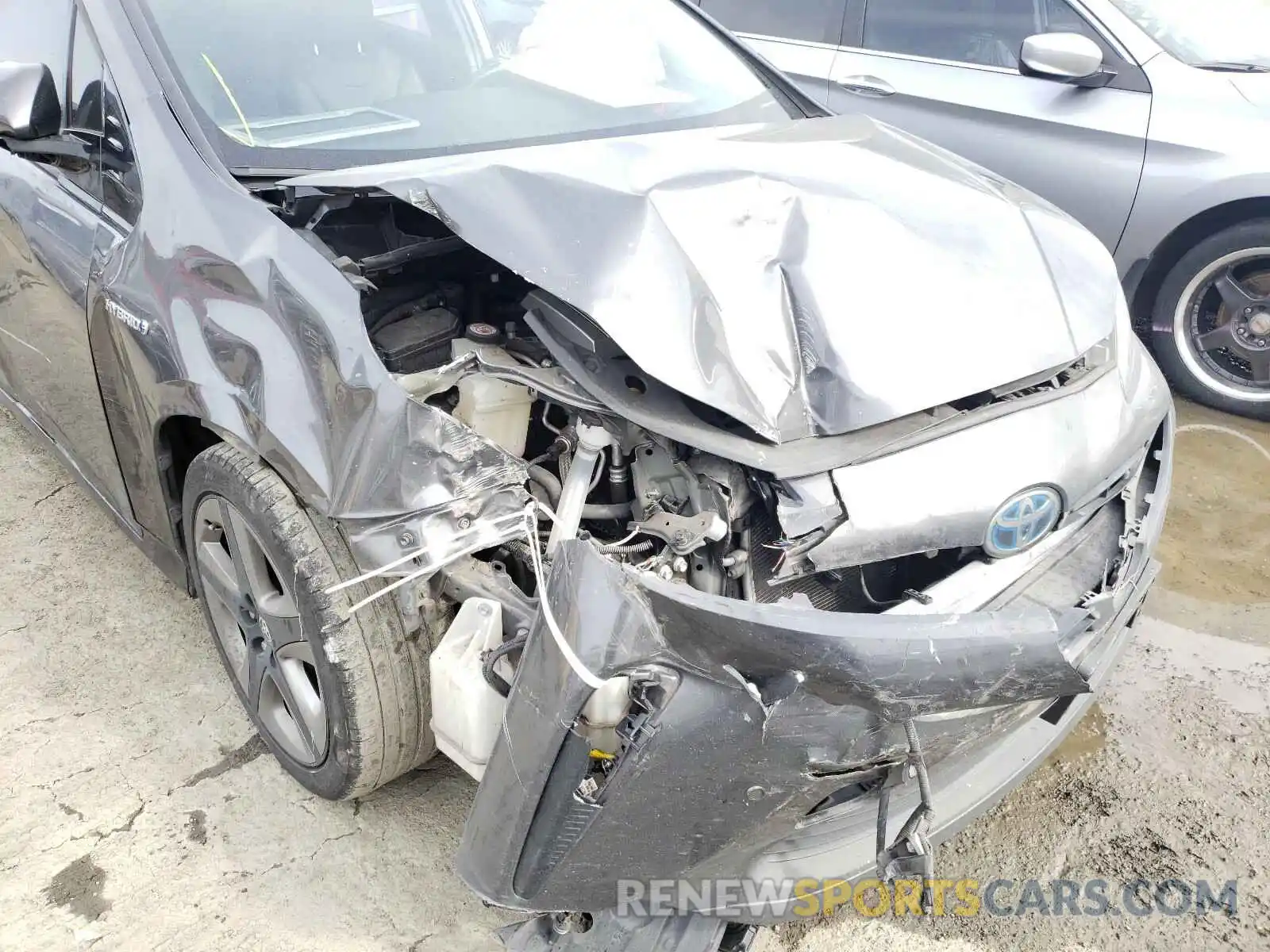 9 Photograph of a damaged car JTDKARFU6K3077817 TOYOTA PRIUS 2019