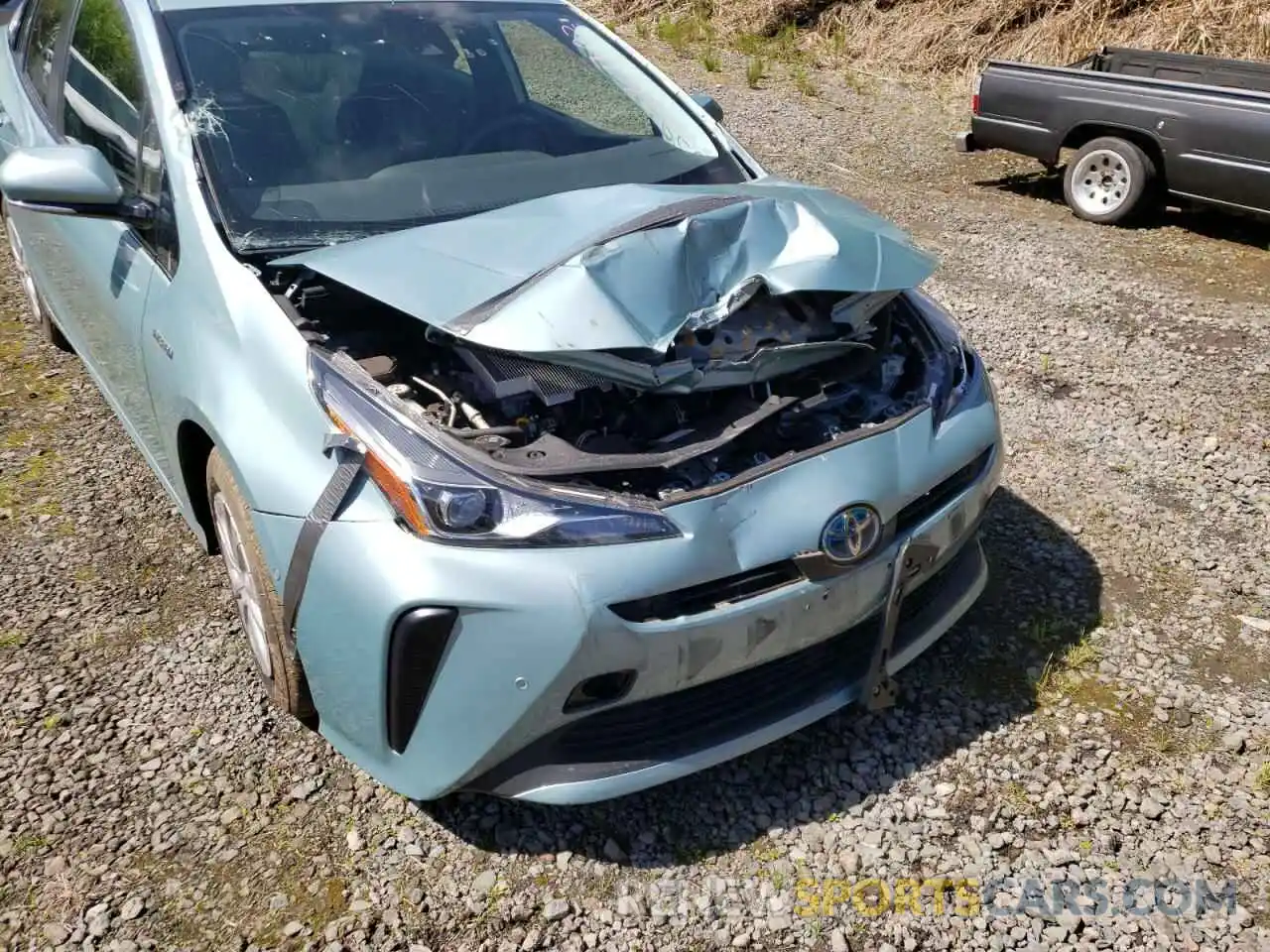 8 Photograph of a damaged car JTDKARFU6K3080541 TOYOTA PRIUS 2019