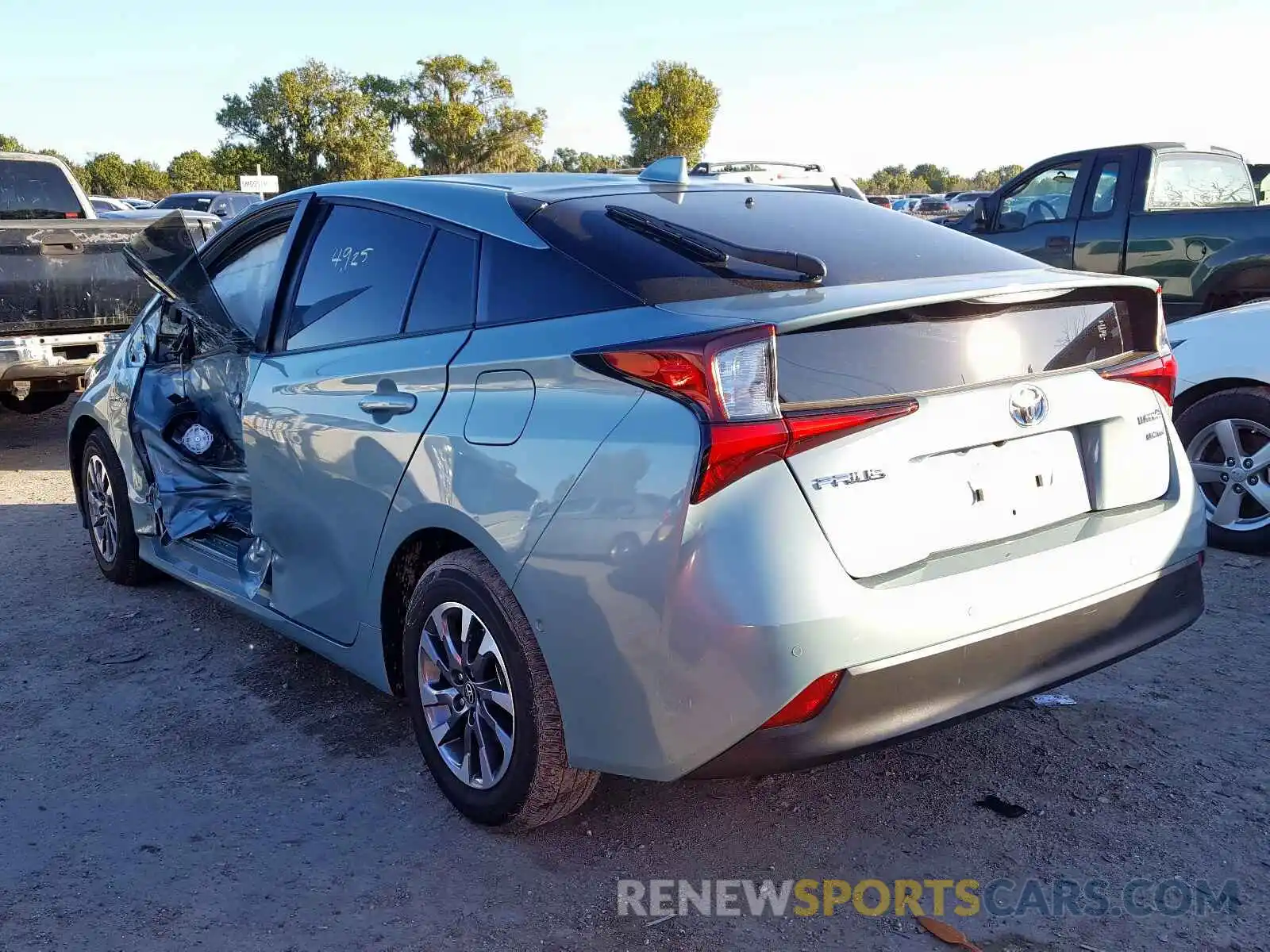 3 Photograph of a damaged car JTDKARFU6K3081575 TOYOTA PRIUS 2019