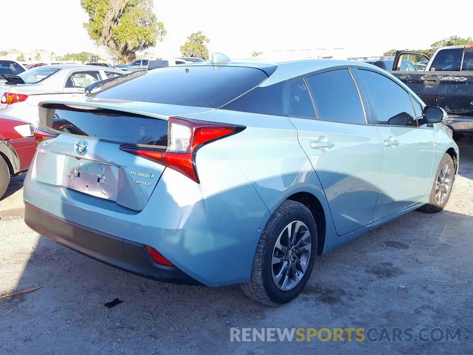 4 Photograph of a damaged car JTDKARFU6K3081575 TOYOTA PRIUS 2019