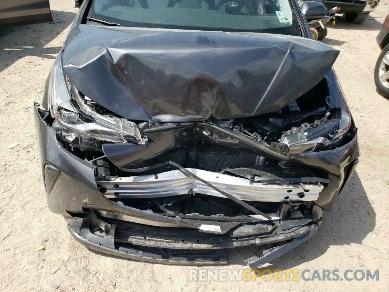 9 Photograph of a damaged car JTDKARFU6K3083438 TOYOTA PRIUS 2019