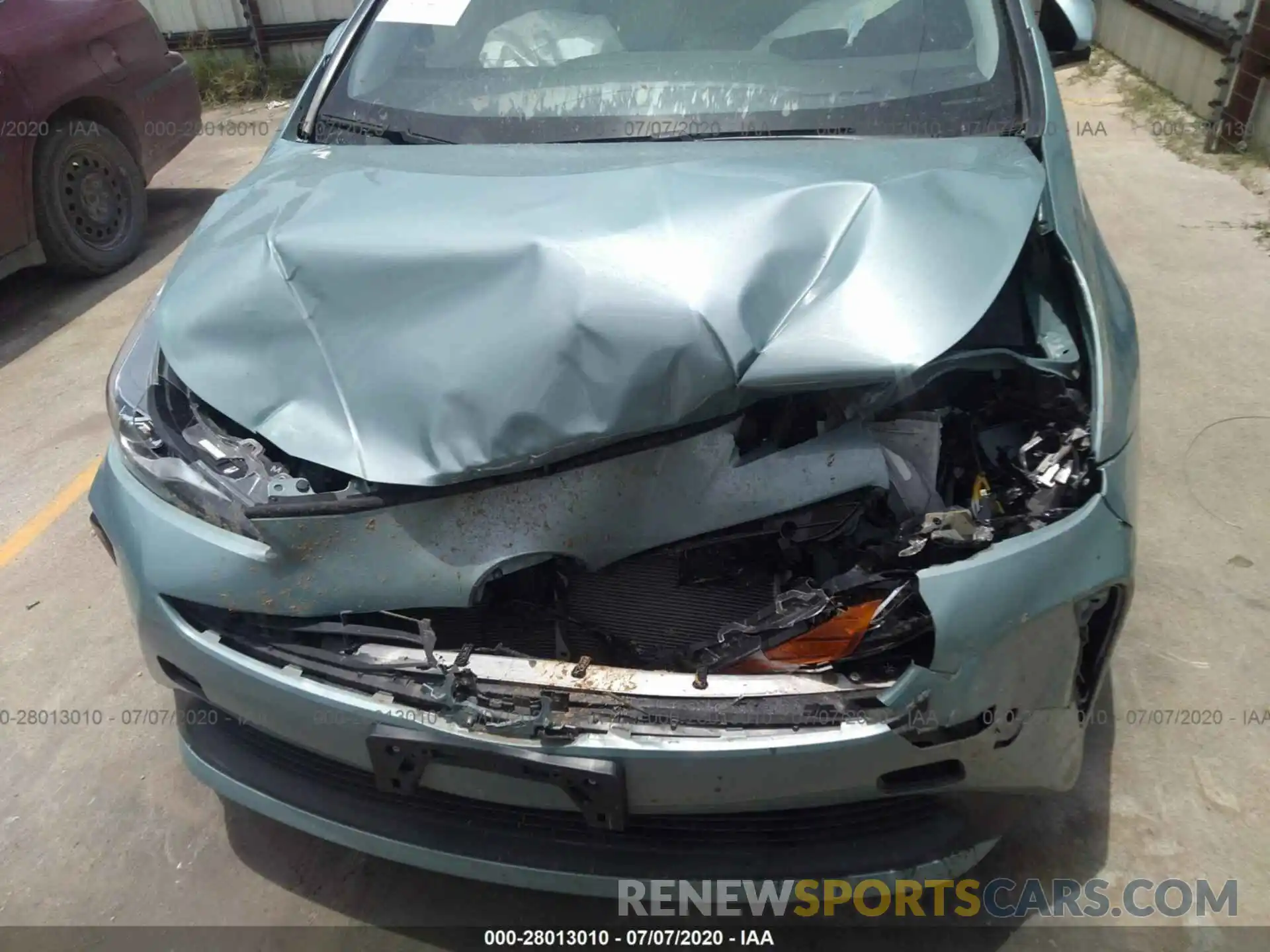 6 Photograph of a damaged car JTDKARFU6K3083441 TOYOTA PRIUS 2019