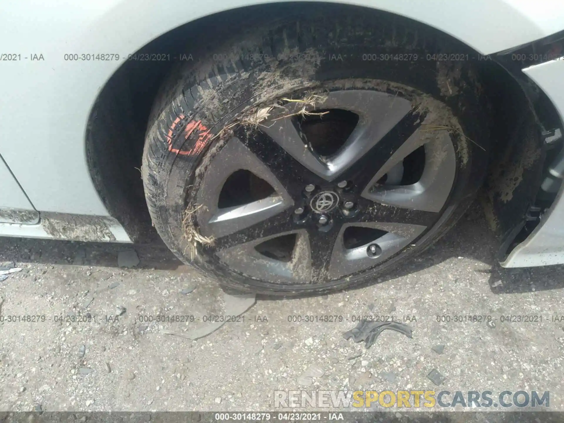 15 Photograph of a damaged car JTDKARFU6K3087554 TOYOTA PRIUS 2019
