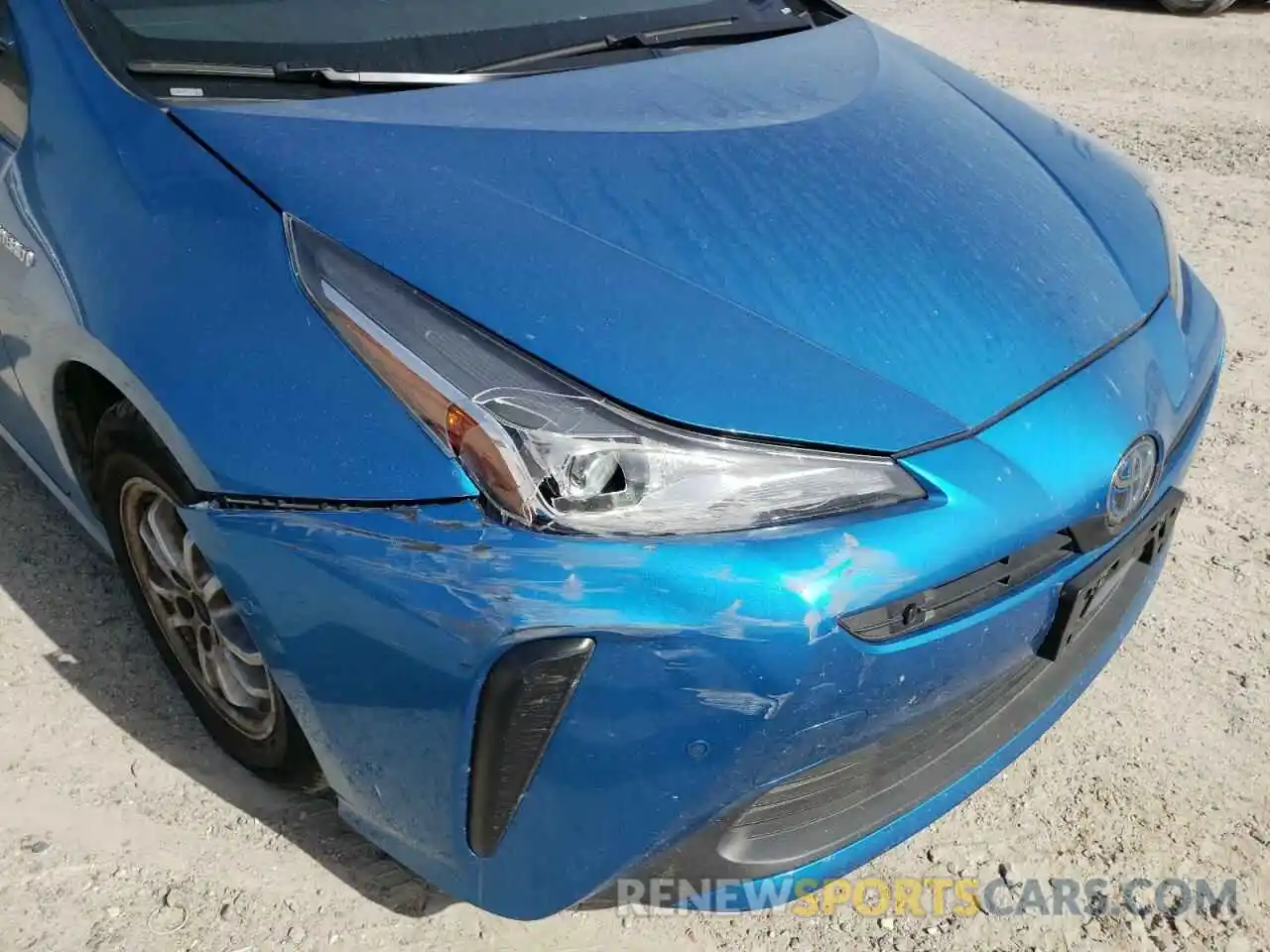 9 Photograph of a damaged car JTDKARFU6K3087702 TOYOTA PRIUS 2019