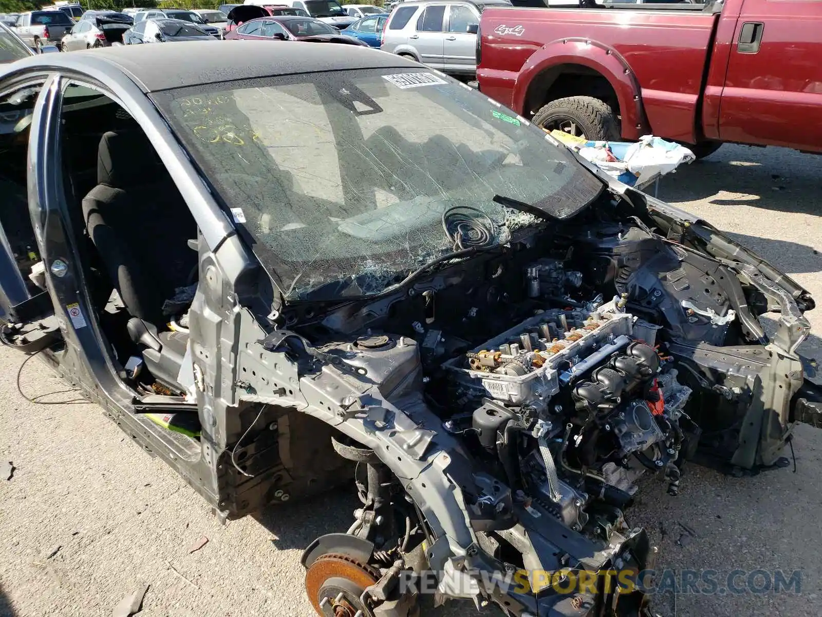 9 Photograph of a damaged car JTDKARFU6K3088851 TOYOTA PRIUS 2019