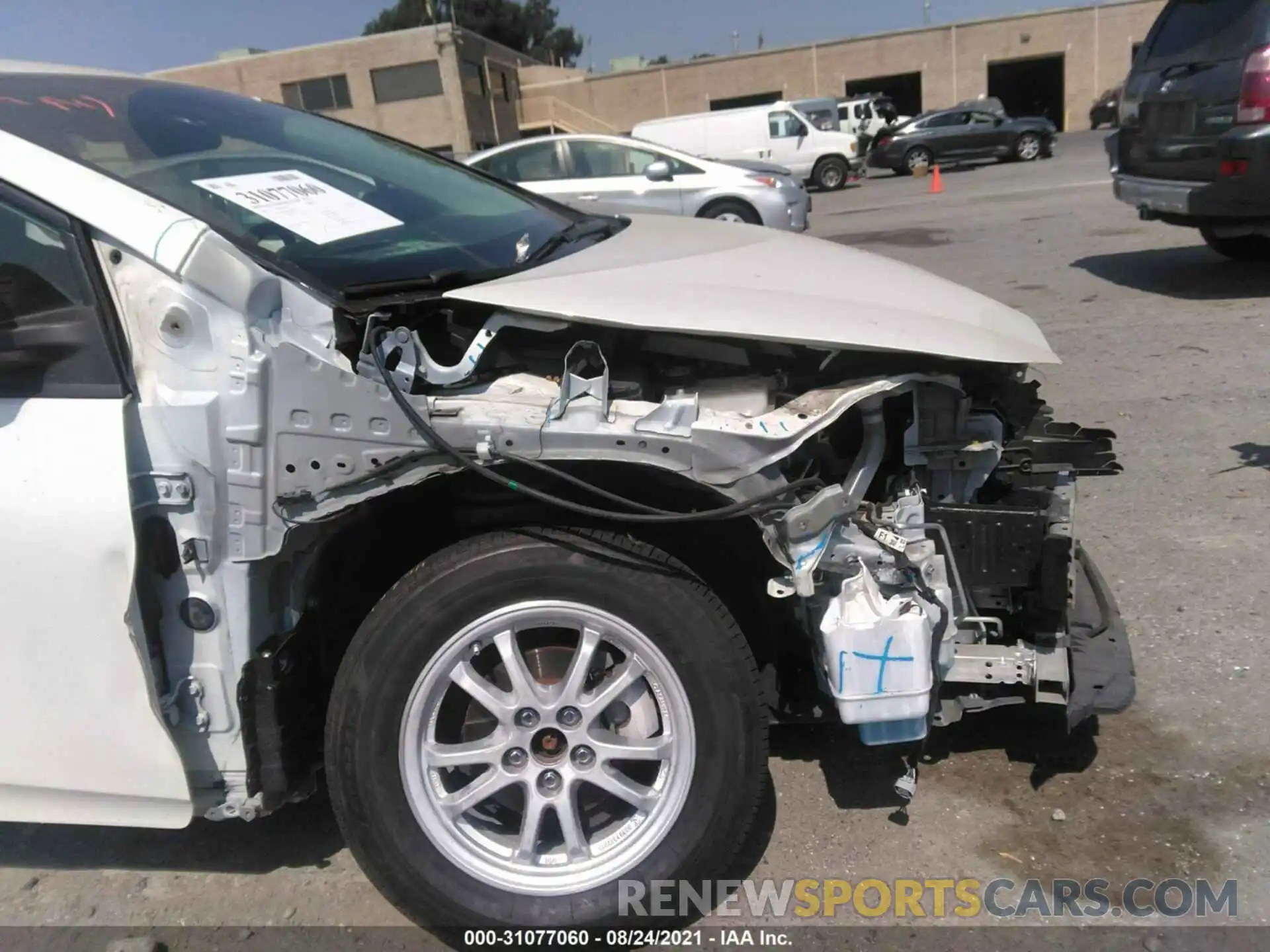 6 Photograph of a damaged car JTDKARFU6K3088865 TOYOTA PRIUS 2019