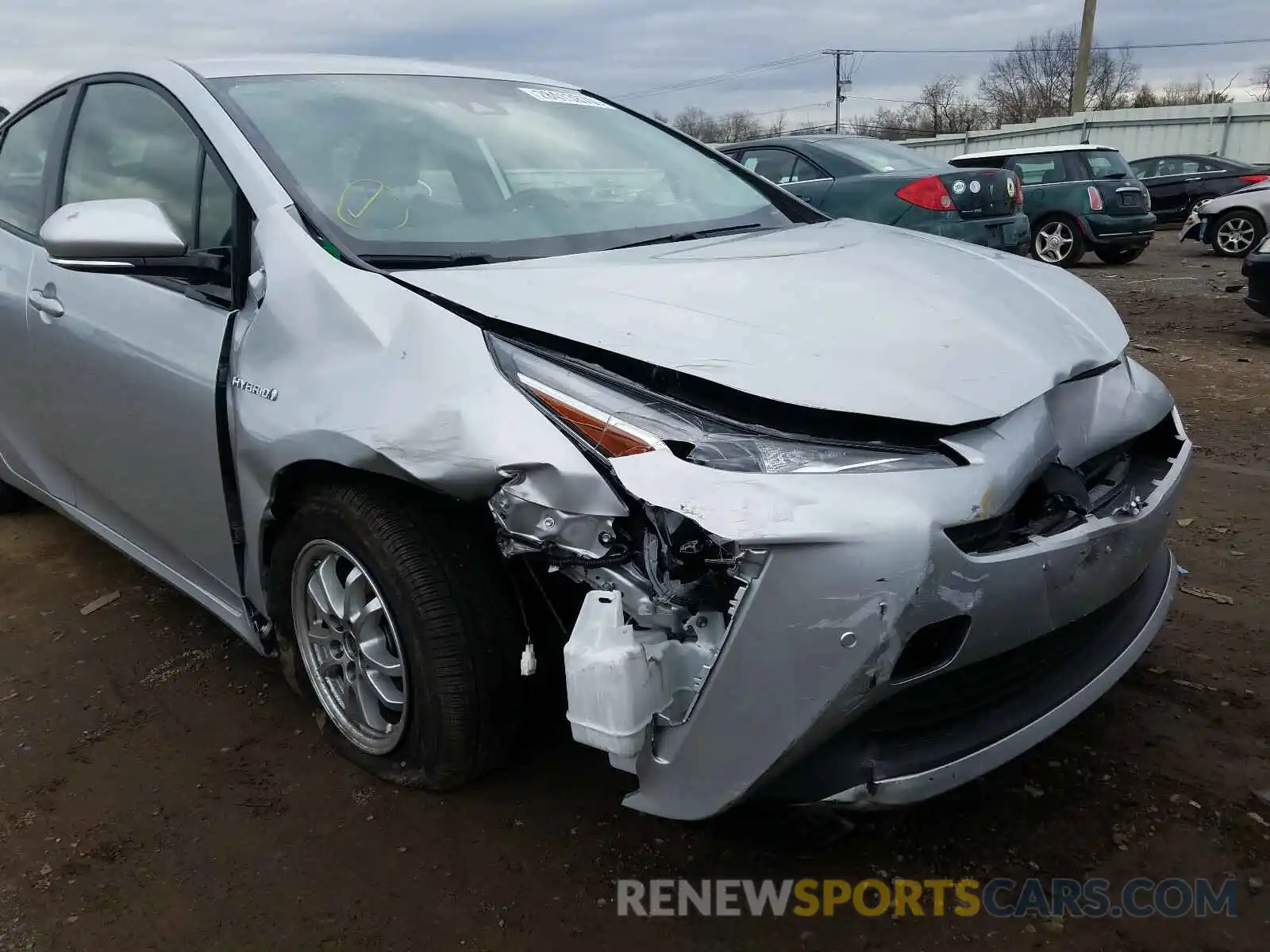 9 Photograph of a damaged car JTDKARFU6K3089224 TOYOTA PRIUS 2019