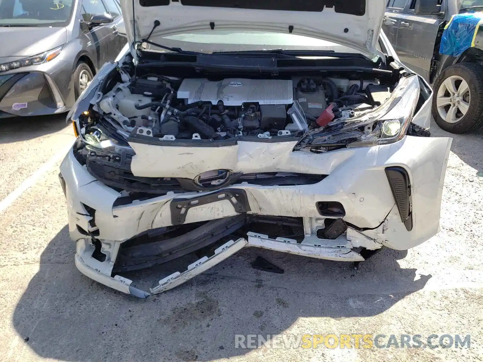 9 Photograph of a damaged car JTDKARFU6K3089546 TOYOTA PRIUS 2019