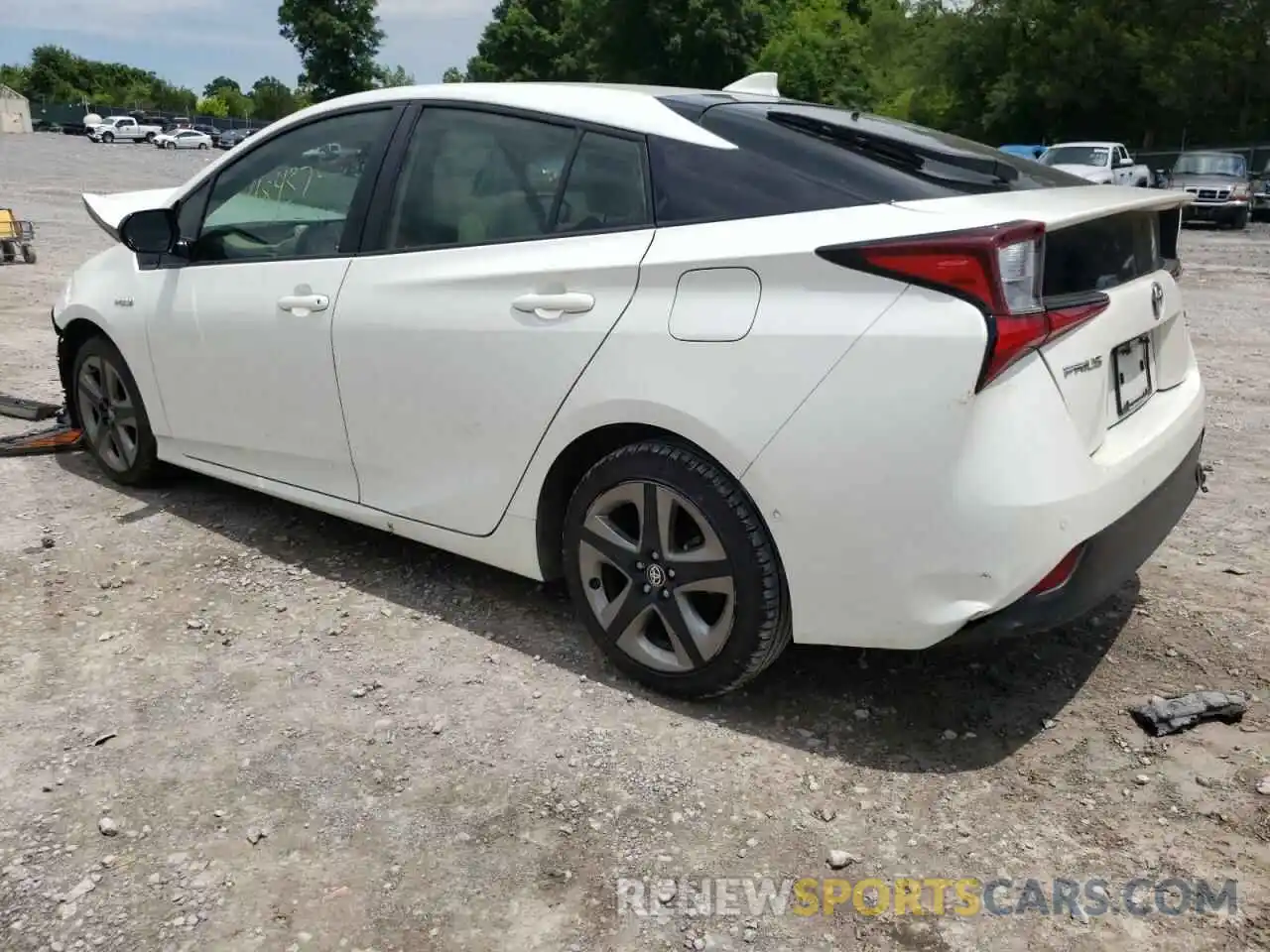 3 Фотография поврежденного автомобиля JTDKARFU6K3095038 TOYOTA PRIUS 2019