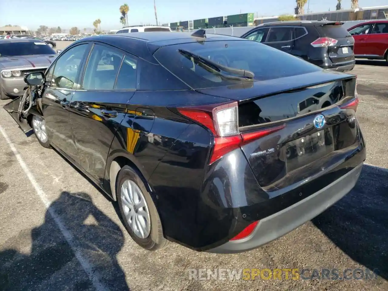 3 Photograph of a damaged car JTDKARFU6K3095234 TOYOTA PRIUS 2019