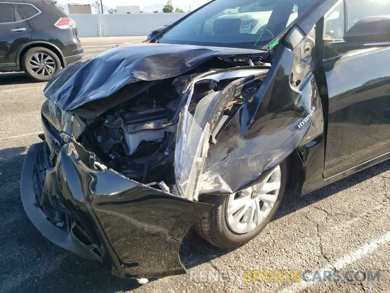 9 Photograph of a damaged car JTDKARFU6K3095234 TOYOTA PRIUS 2019