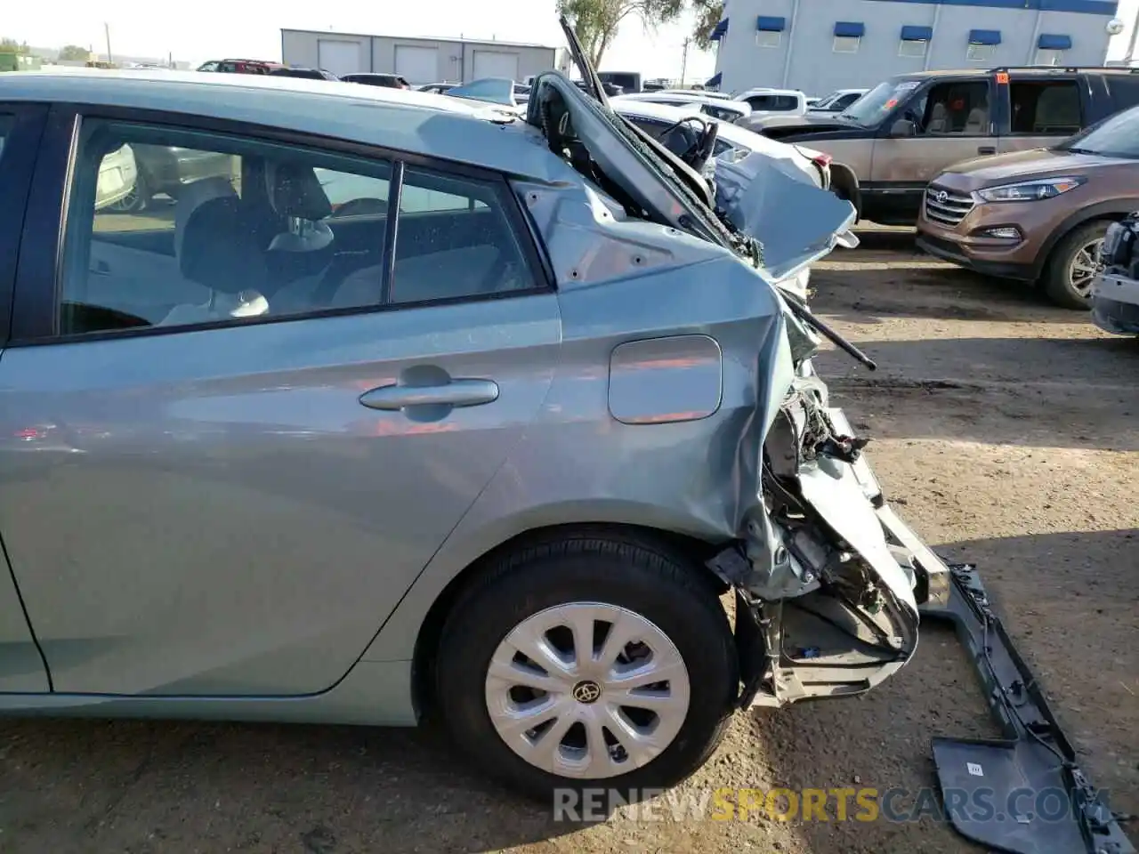 9 Photograph of a damaged car JTDKARFU6K3096187 TOYOTA PRIUS 2019