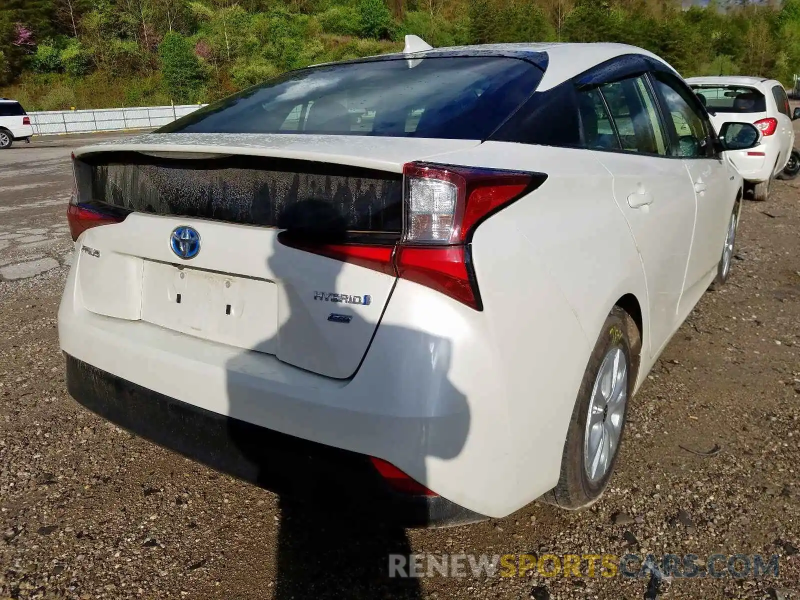 4 Photograph of a damaged car JTDKARFU6K3097923 TOYOTA PRIUS 2019