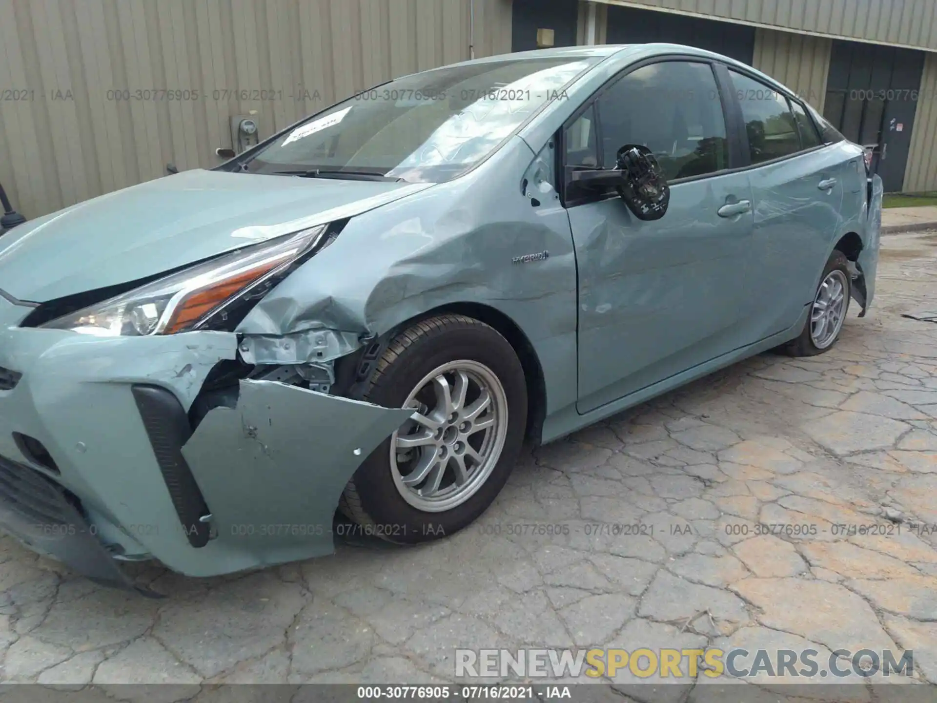 6 Photograph of a damaged car JTDKARFU6K3098277 TOYOTA PRIUS 2019