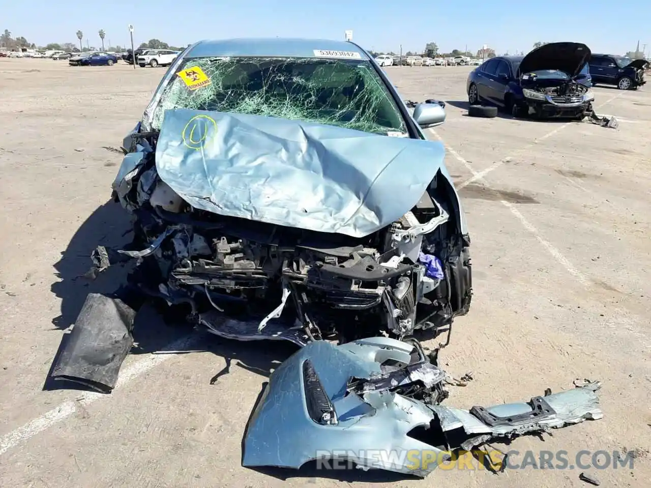 9 Photograph of a damaged car JTDKARFU6K3098618 TOYOTA PRIUS 2019